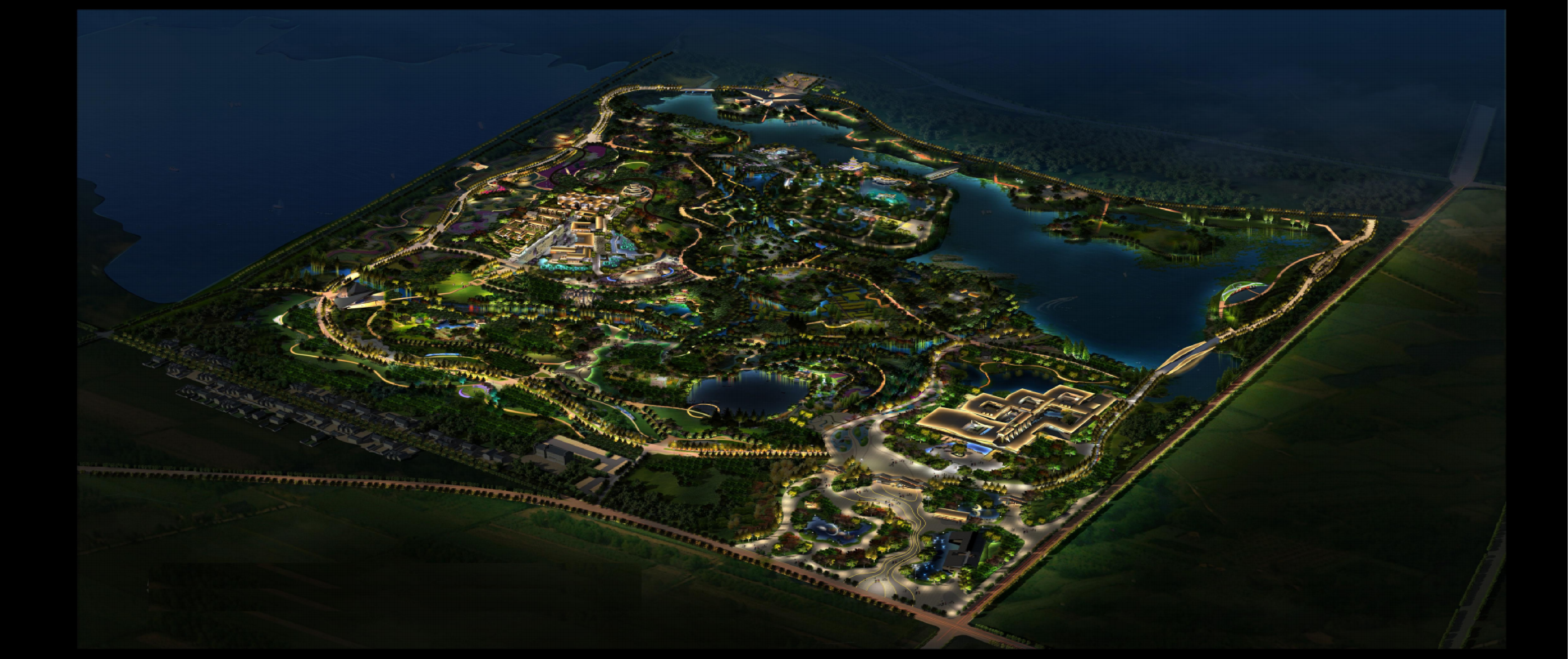 园区夜景亮化